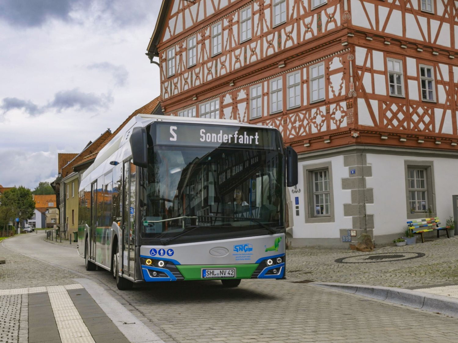 E-Bus in Suhl-Heinrichs