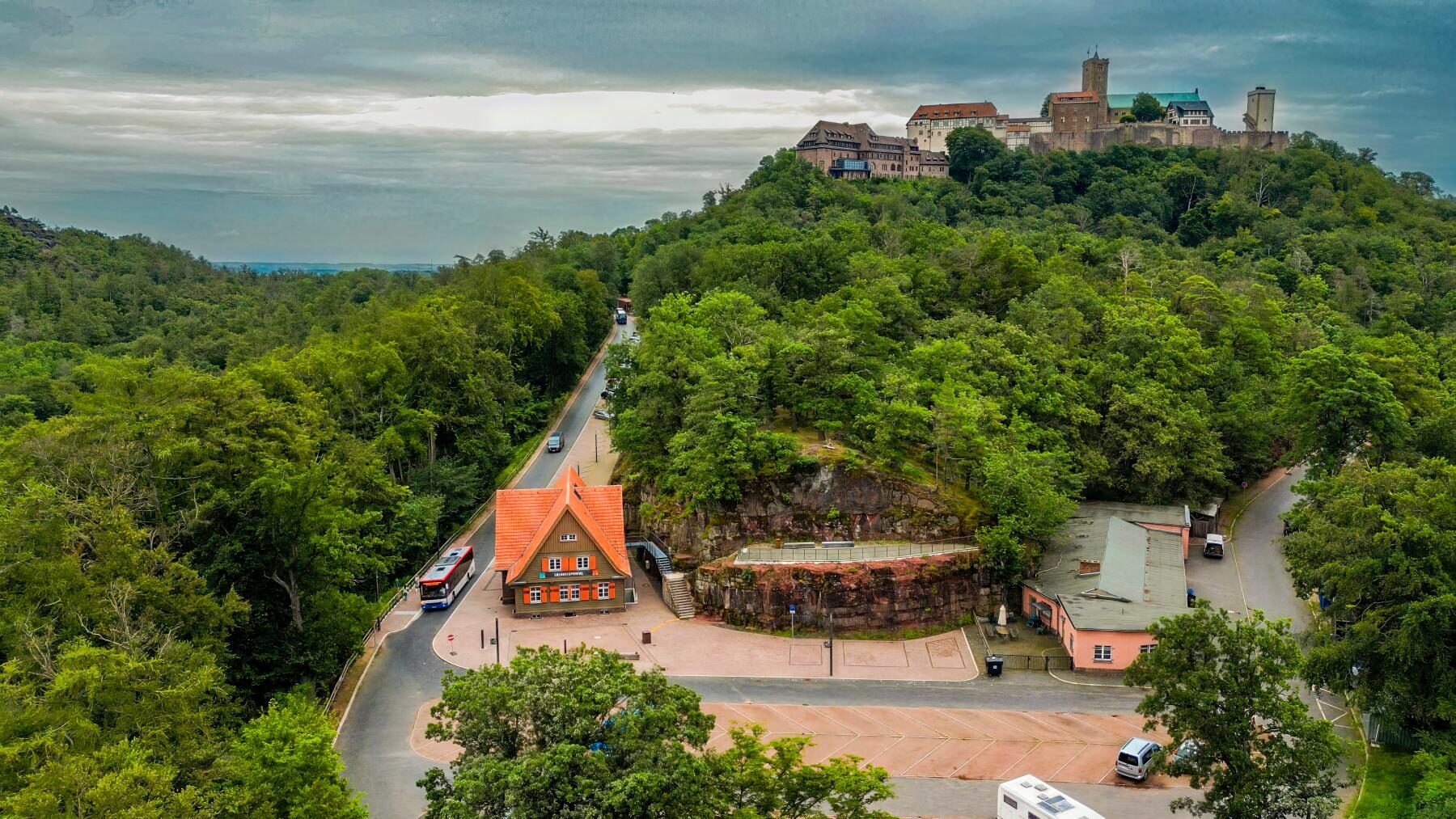 Wartburg mit Buswendeschleife | Foto: © Bus und Bahn Thüringen e.V.