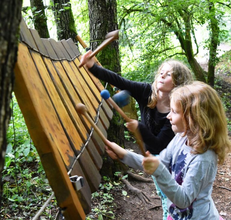 Foto: Martin Höcker | © Klangpfad im Naturerlebnis Trusepark